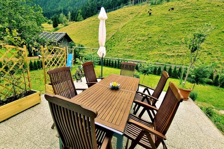 Ferienhaus Krapflgeusche-Terrassenbalkon
