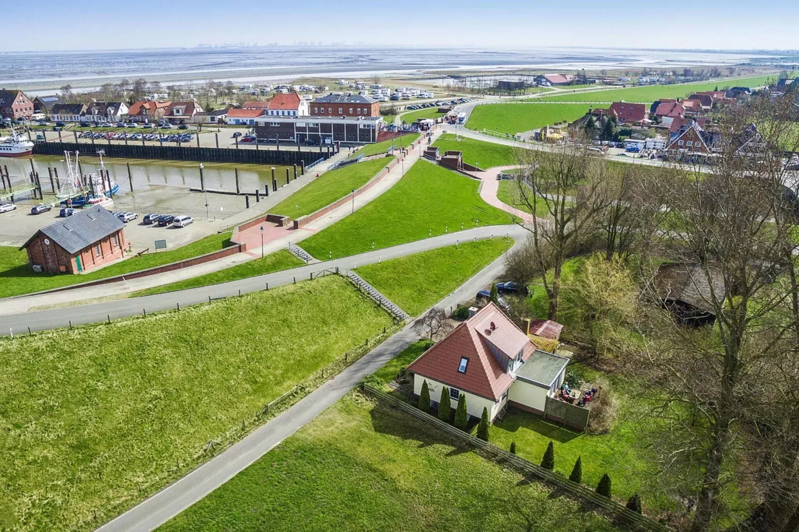 Krabbenfischerhaus Fedderwardersiel-Gebiete Sommer 5 km
