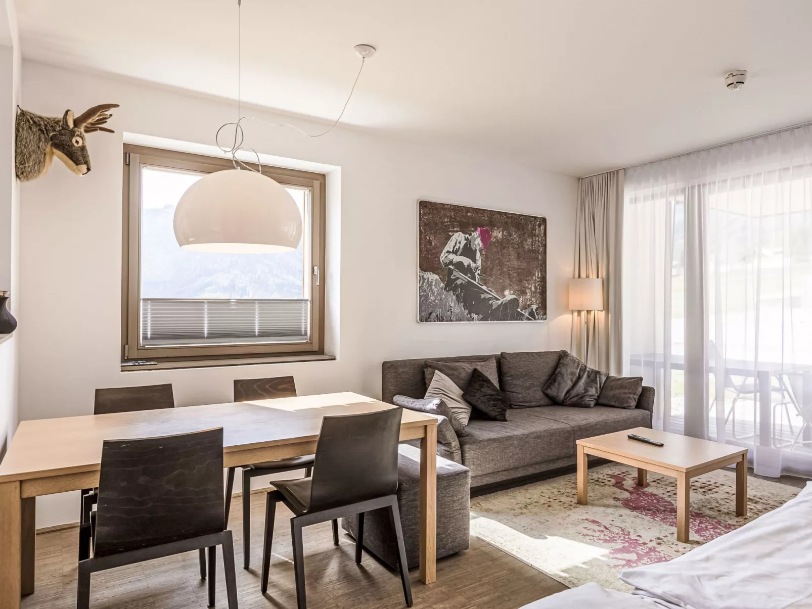 Mit 1 Schlafzimmer & Saunabereich-Drinnen