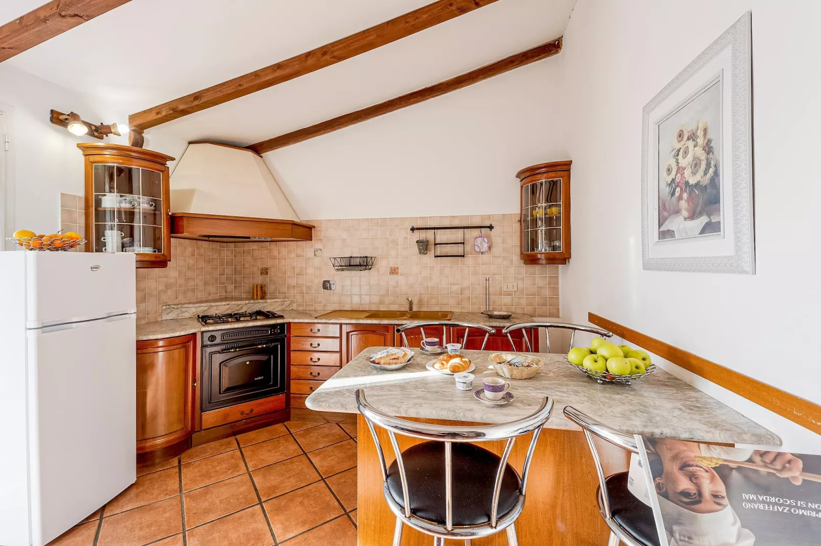Agriturismo Le Mimose Imperia TWO-ROOM APARTMENT 4 PAX - B4-Kitchen