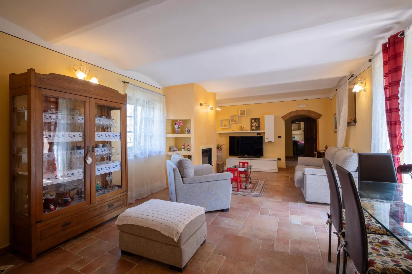 Podere Merlino-Living room