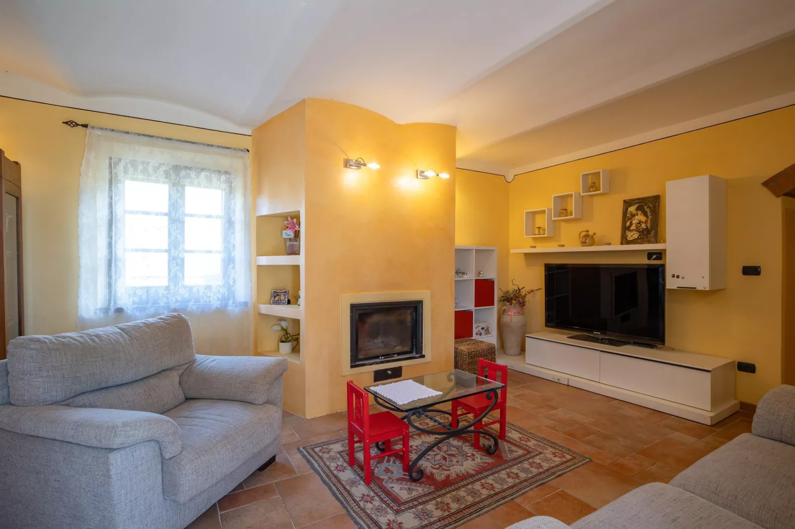Podere Merlino-Living room