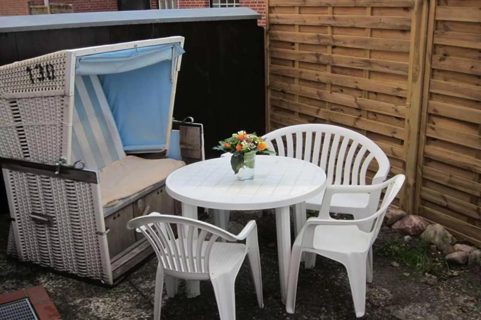 Apartementhaus Helene Wohnung 3 - Westerland-Balcon-terrasse