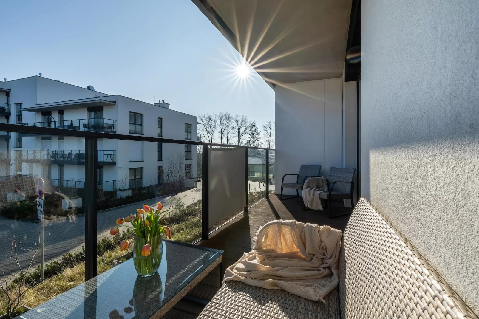 Apartament Spadochroniarzy 8A Nr 11 Dziwnow-Terrace balcony