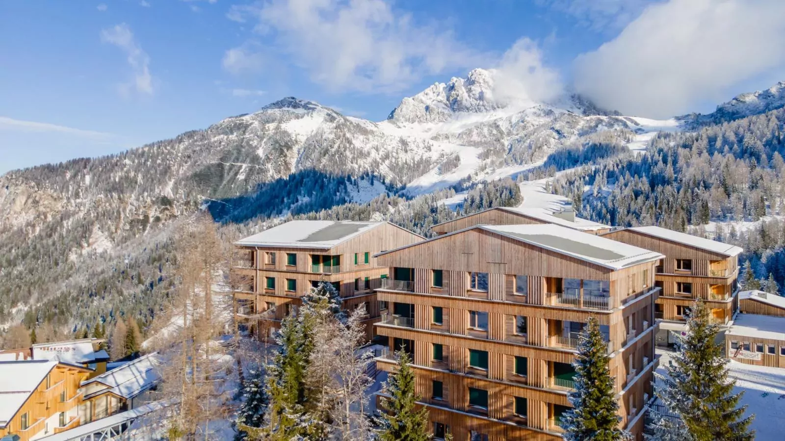 Zirbenlodge Sonnenalpe Nassfeld-Exterior winter