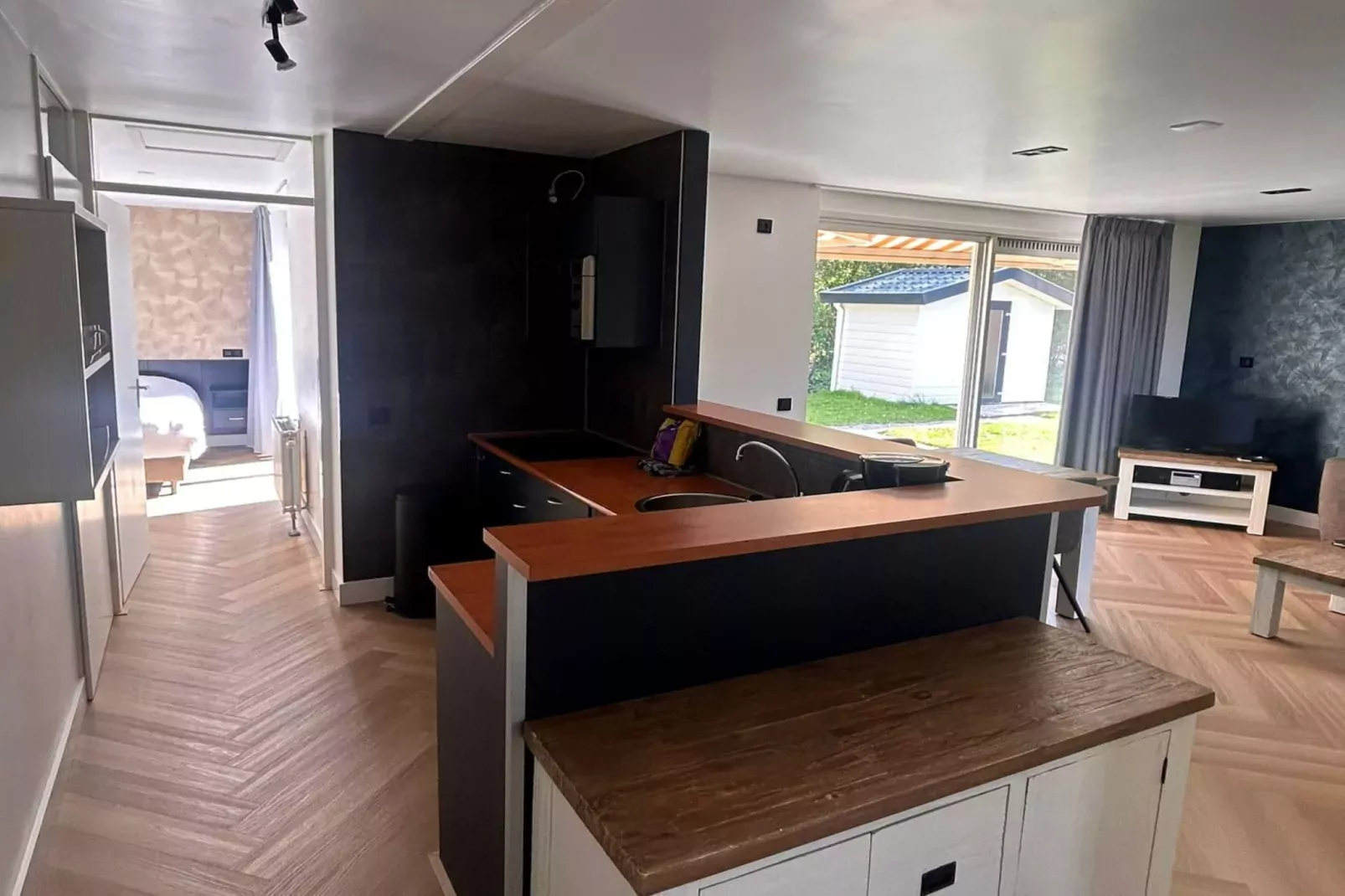 Gelijkvloerse vakantiewoning 6p huisje 17-Küche