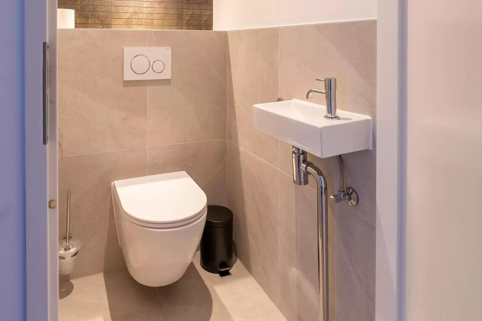 Gelijkvloerse vakantiewoning 6p huisje 57-Bathroom