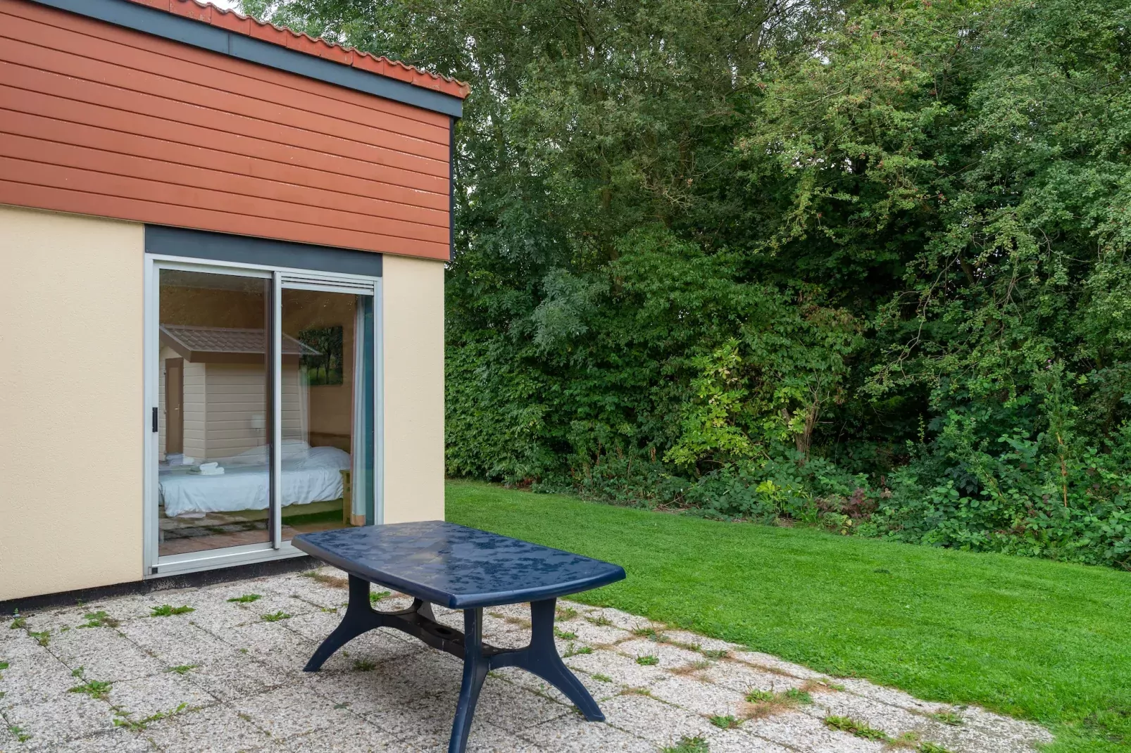 Gelijkvloerse vakantiewoning 6p huisje 57-Terrace balcony