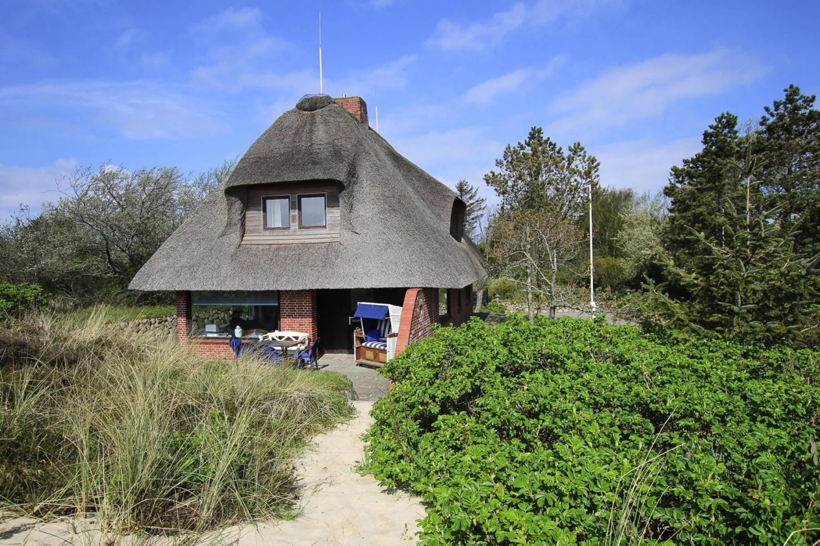 Ferienhaus am WATT List auf Sylt-Exterior summer