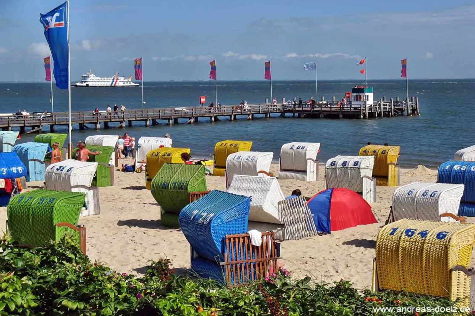 Ferienwohung in Wyk auf Föhr - Wohnung 3-Areas summer 5km