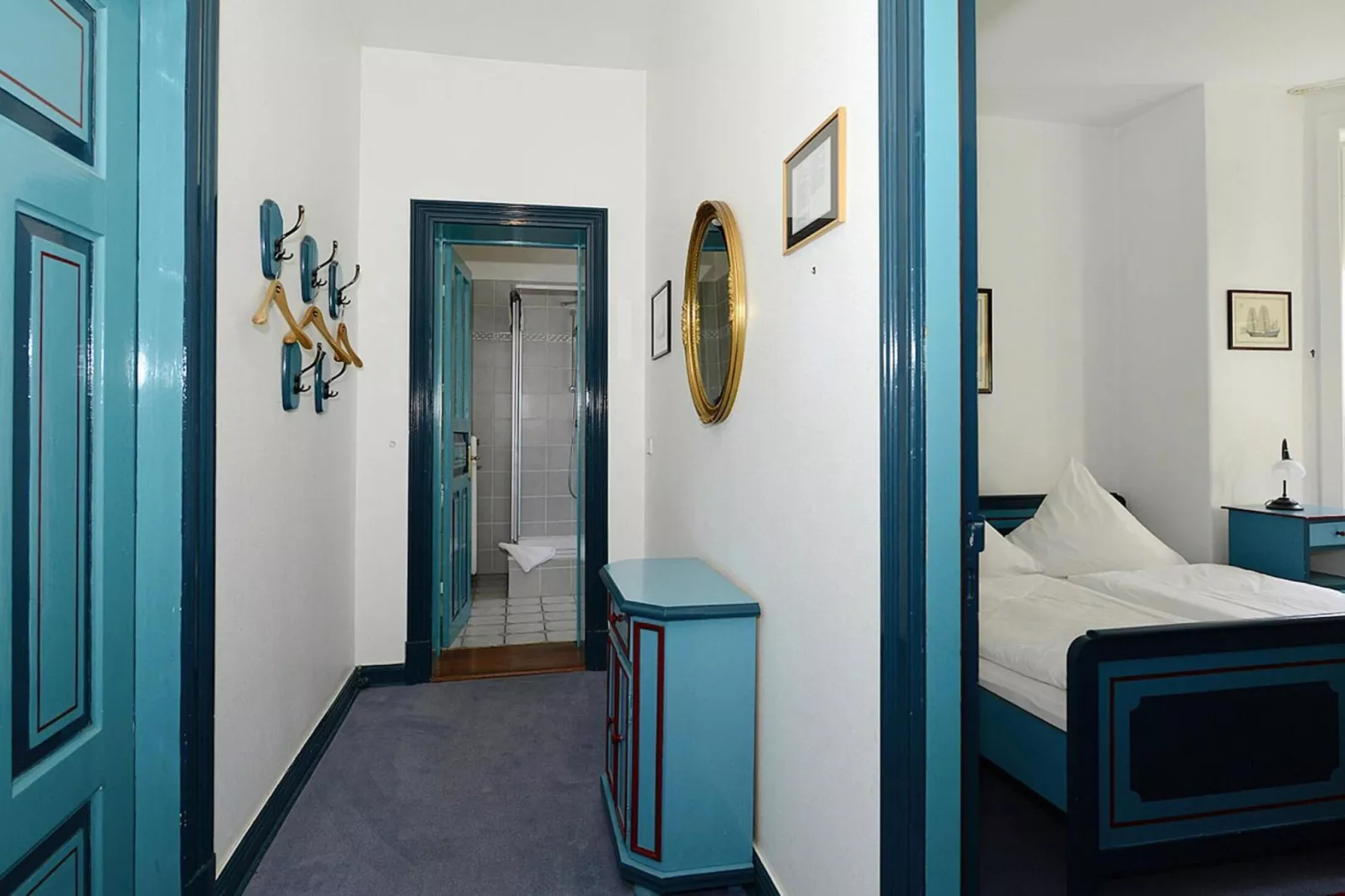 Apartment Wyk auf Föhr2-Raum-App Nr 4 Harmens-Bedroom
