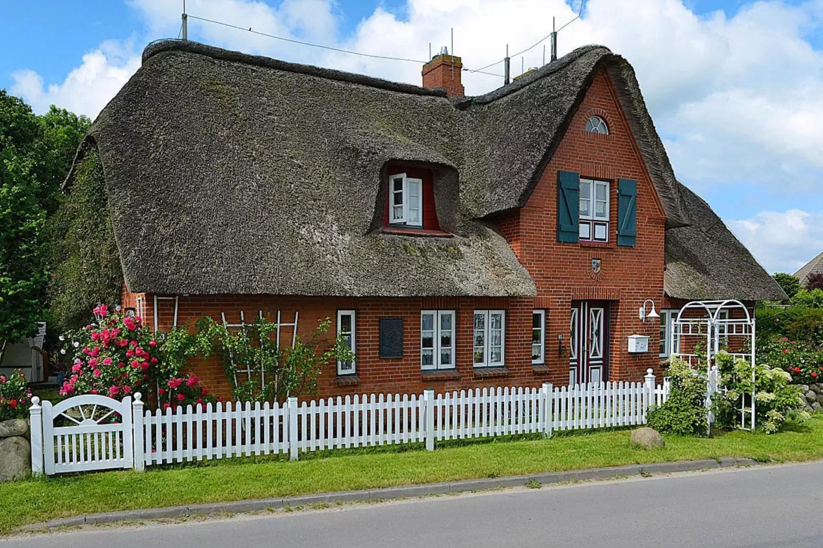 Ferienwohnung in  Oevenum auf Föhr - Wohnung 3-Außenbereich Sommer
