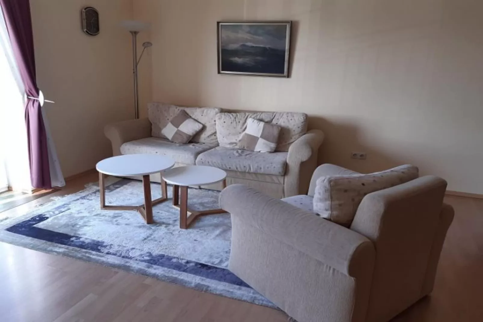 2-Raum-App 45 qm C19 1 OG-Living room