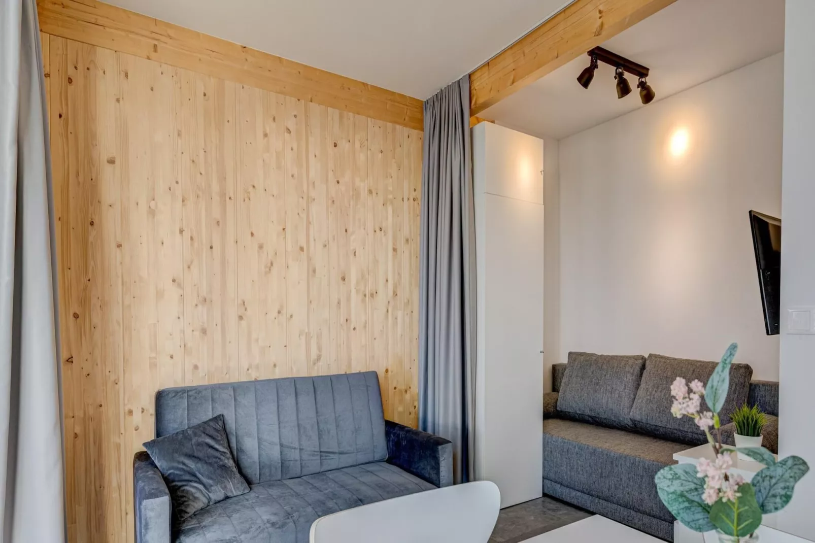 Domek 3-osobowy-Wohnzimmer