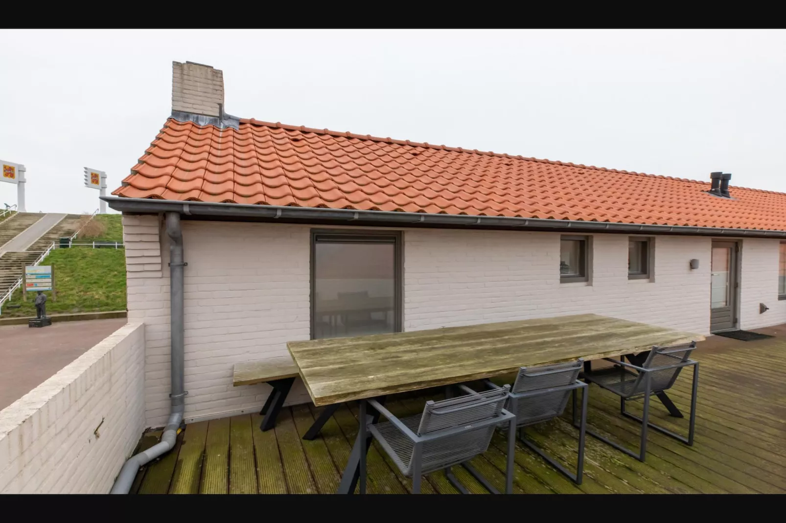 Overnachten in Zoutelande  Comfortabel Appartement Langstraat 5A-Balcon-terrasse
