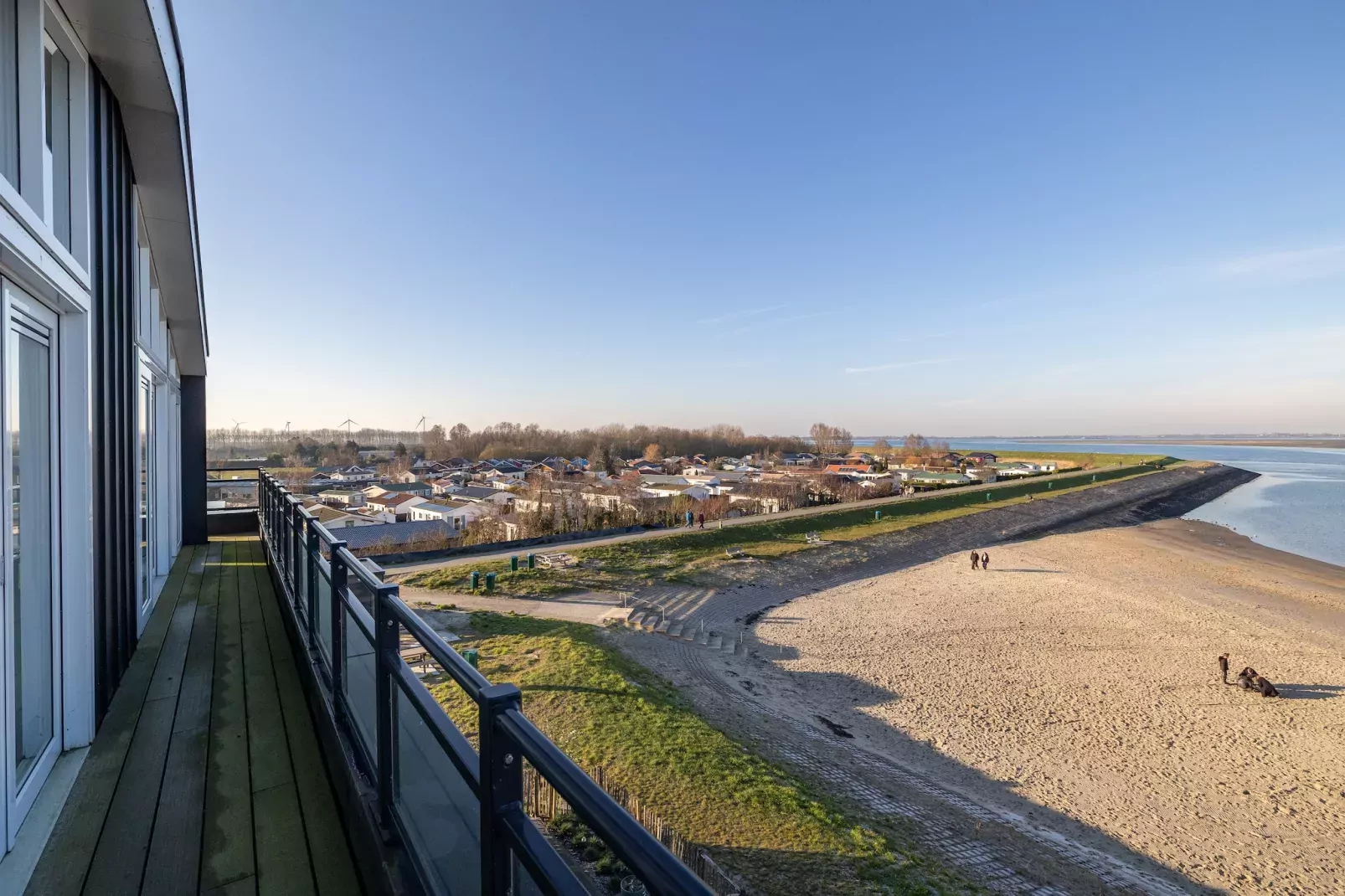 Appartement Vista Maris - Havenweg 8-48  Sint-Annaland-Aussicht Sommer