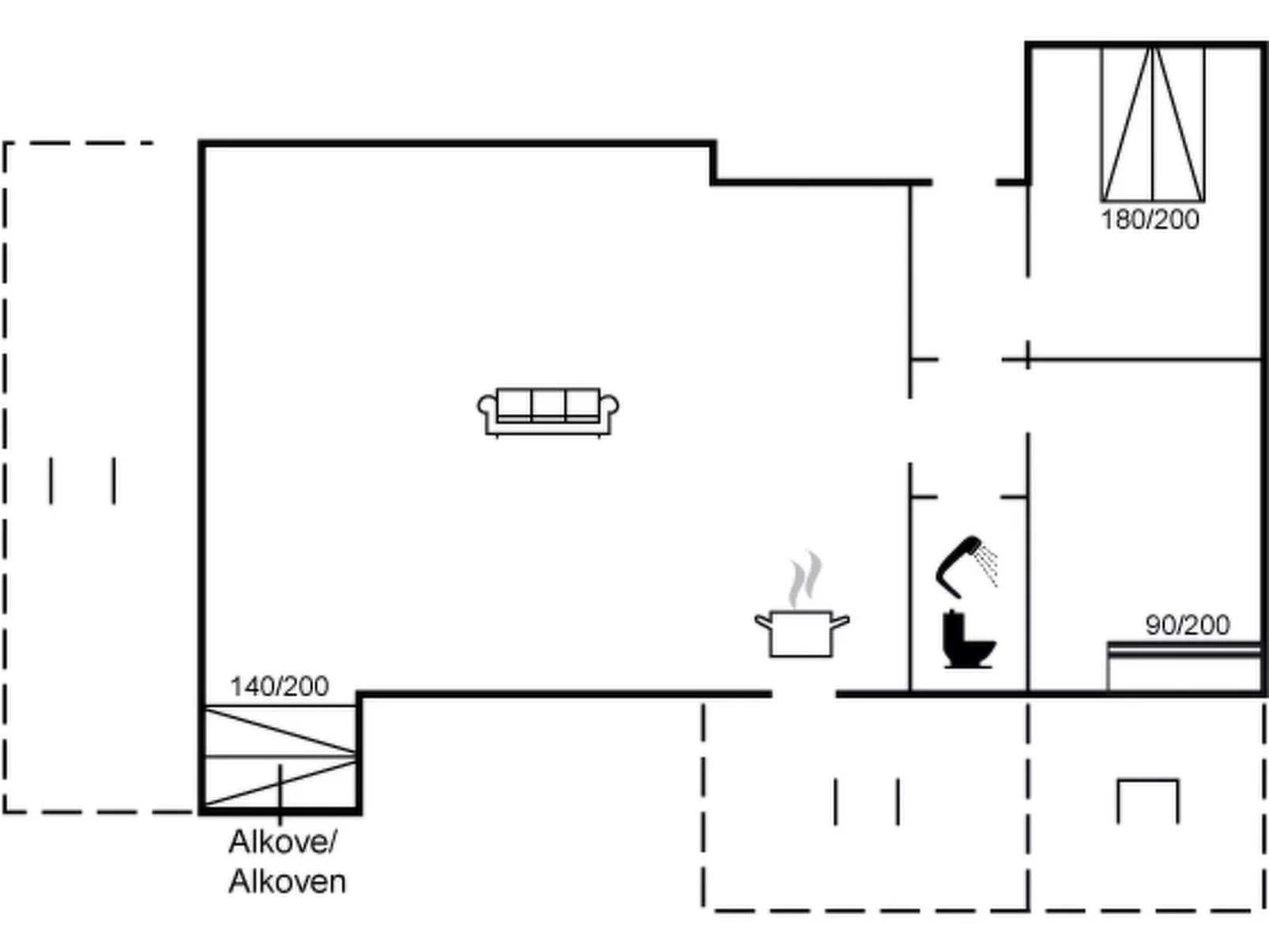 "Hansiane" - 80m from the sea-Inside