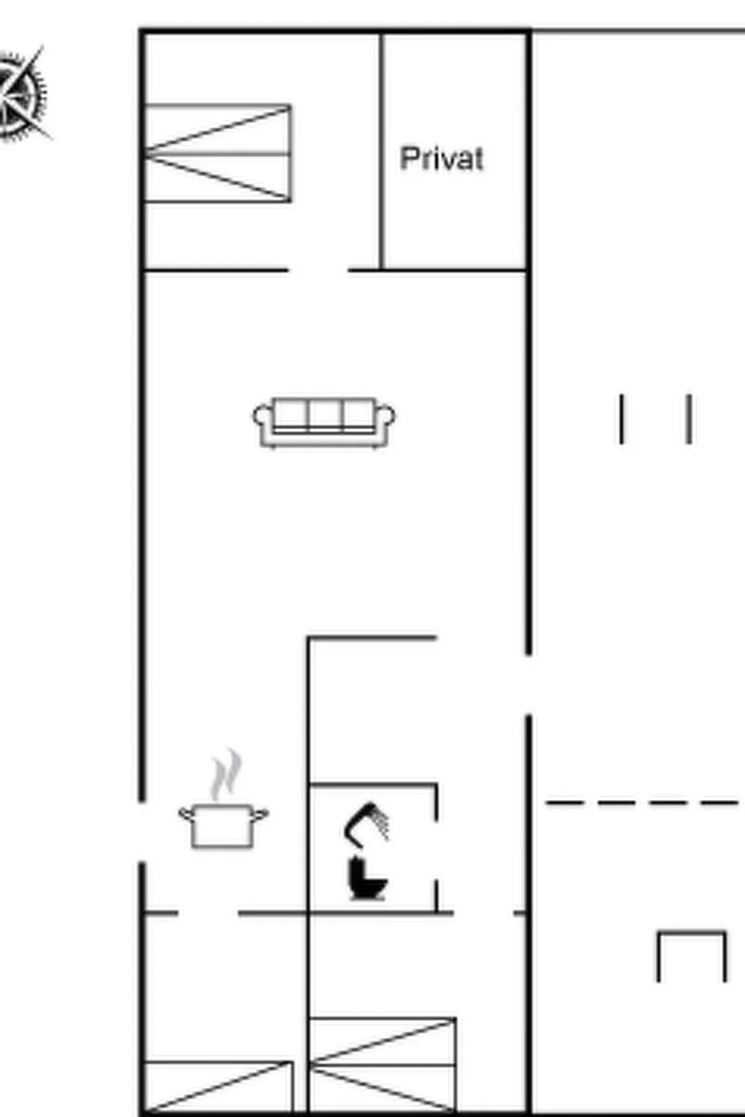 "Markvor" - 400m from the sea-Inside