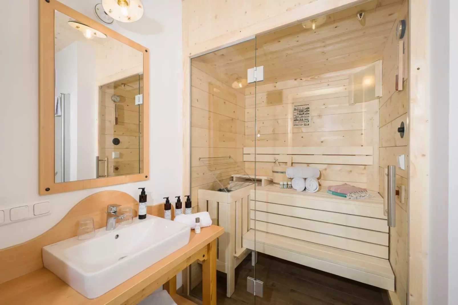Apartment Harmonika-Badezimmer