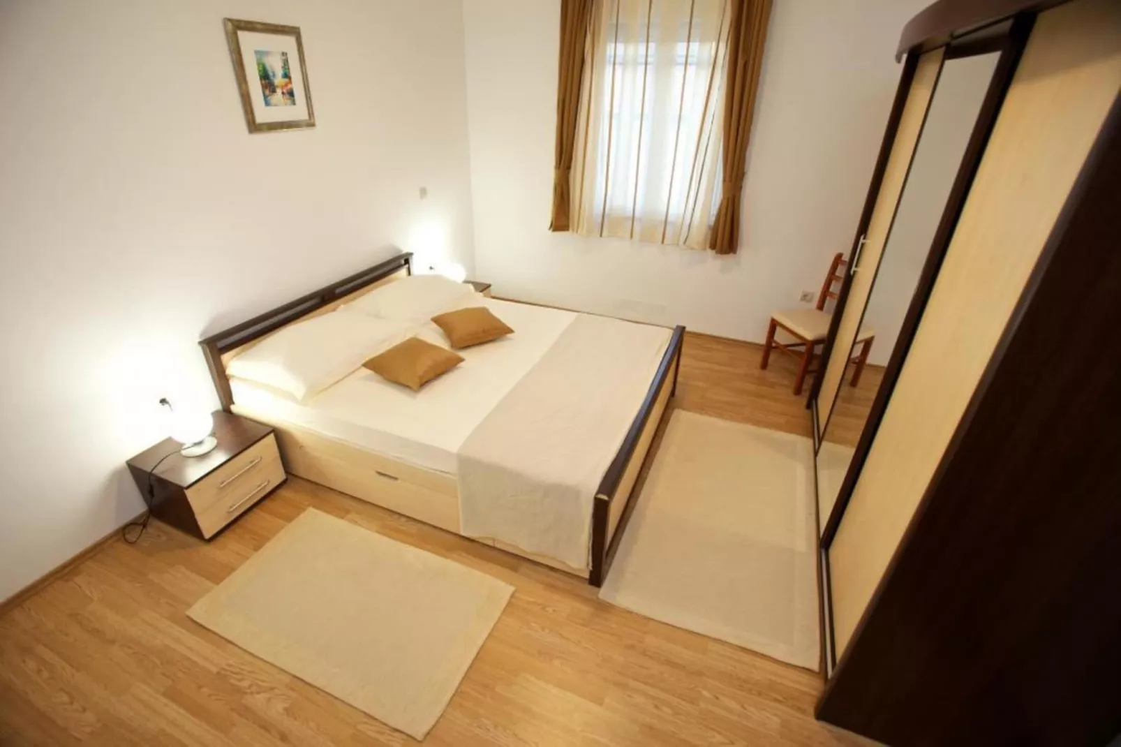 Apartments Villa Grlica - One Bedroom Apartment With Balcony and Garden View (A2)-Bedroom