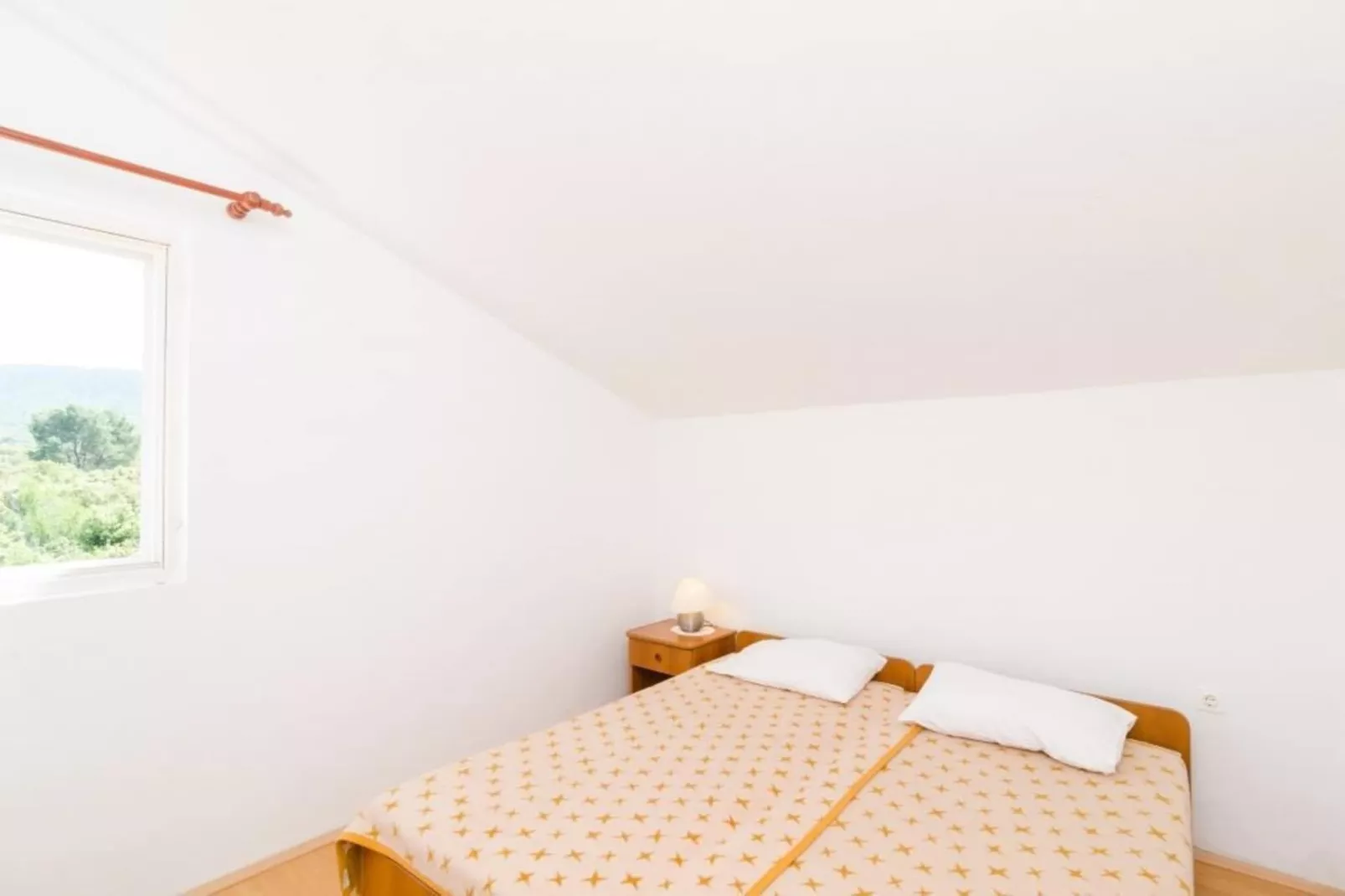 Apartments Sutvid- Two Bedroom Apartment with Balcony and Sea View-Bedroom