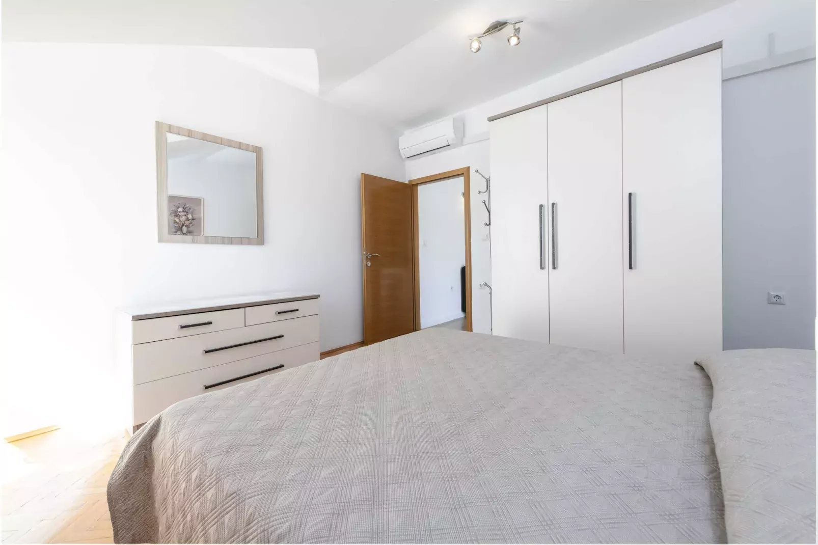 Green Hills Apartment - One Bedroom Apartment with Balcony and Sea View-Bedroom