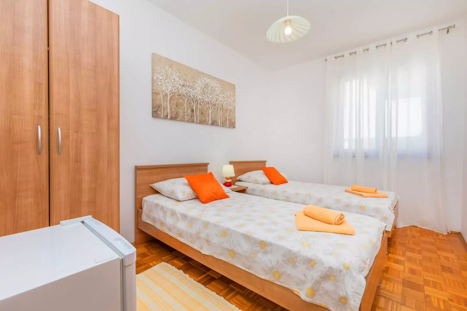 Rooms Ivo - Twin Room with Shared Bathroom-Bedroom