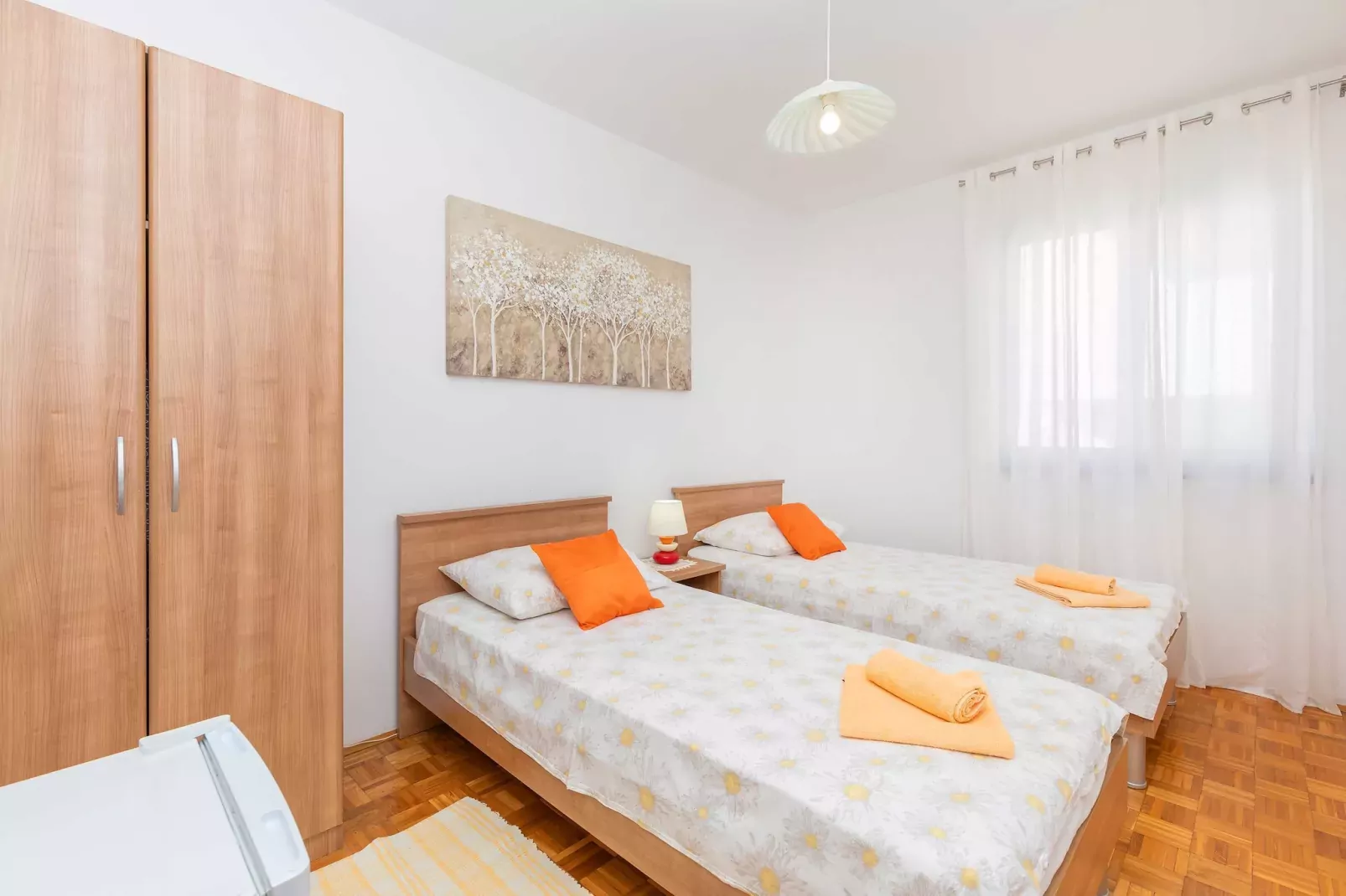 Rooms Ivo - Twin Room with Shared Bathroom-Bedroom