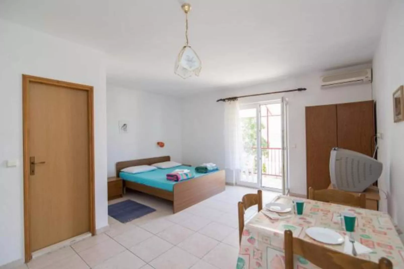 Apartments Boguvila - Studio with Terrace (A4) - (ST)-Bedroom