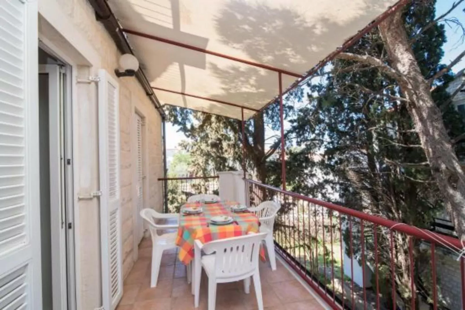 Apartments Boguvila - Two-Bedroom Economy Apartment with Terrace (A5) - (ST)-Balcon-terrasse