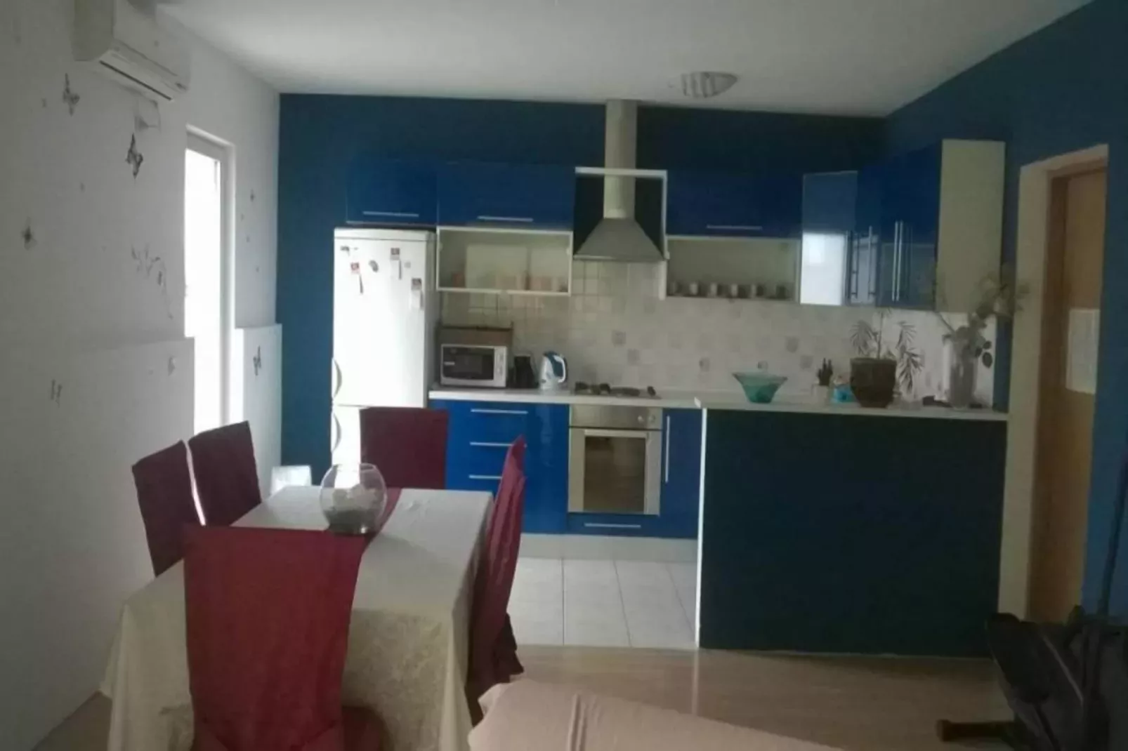 Apartment Roksy - Two-Bedroom Apartment with Terrace and Sea View (ST)-Dining room