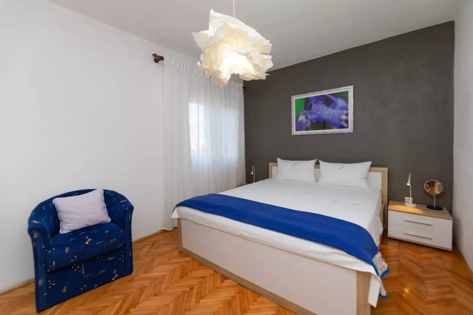 Apartments Martić - Four Bedroom Apartment with Terrace and Sea View - (ST)-Bedroom