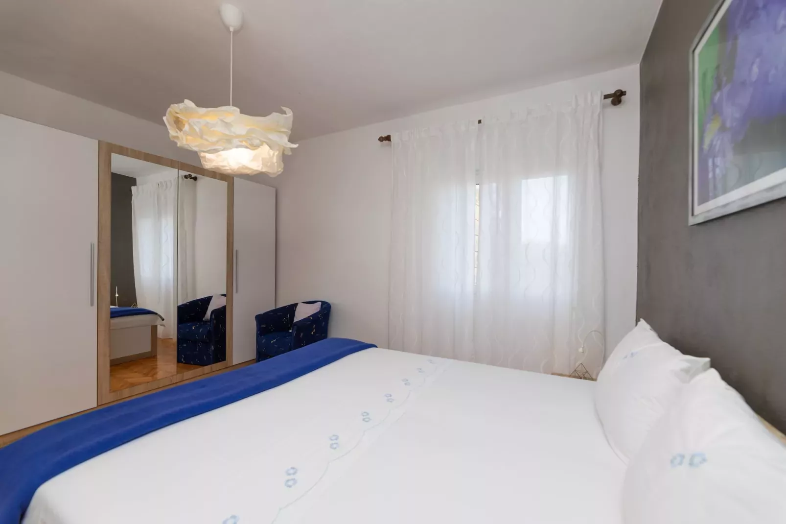 Apartments Martić - Four Bedroom Apartment with Terrace and Sea View - (ST)-Bedroom