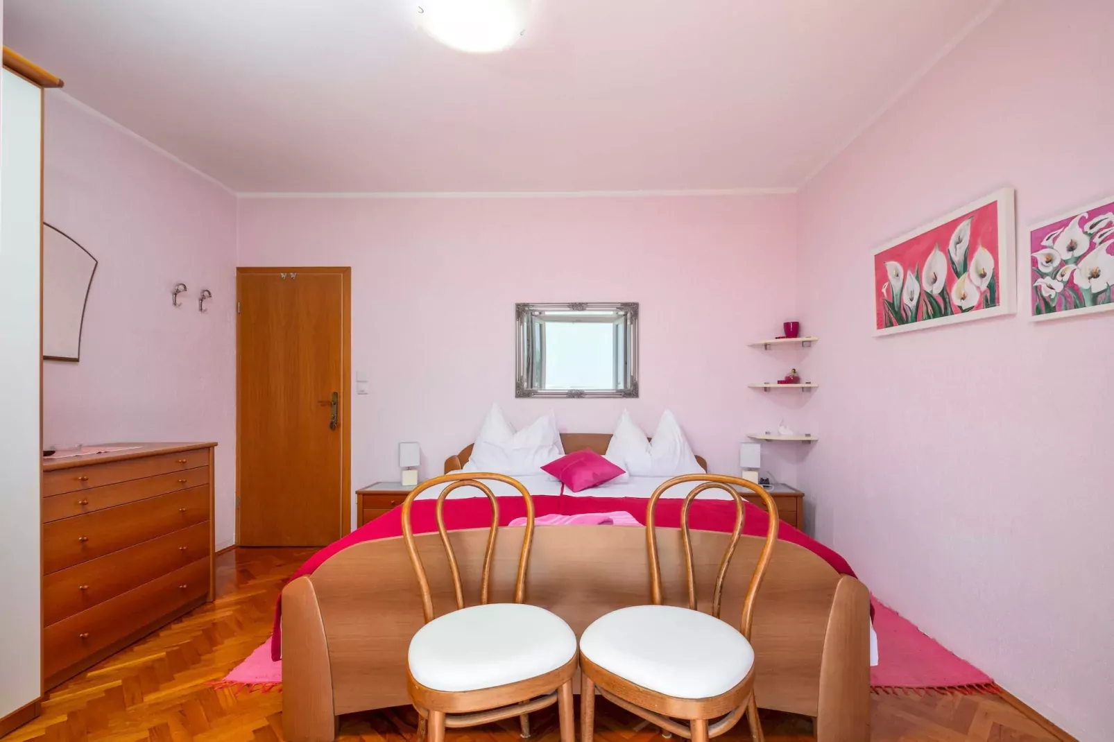 Rooms Tupina by Paulina - Comfort Double Room with Balcony and Sea View (Room 1)-Atmosphere