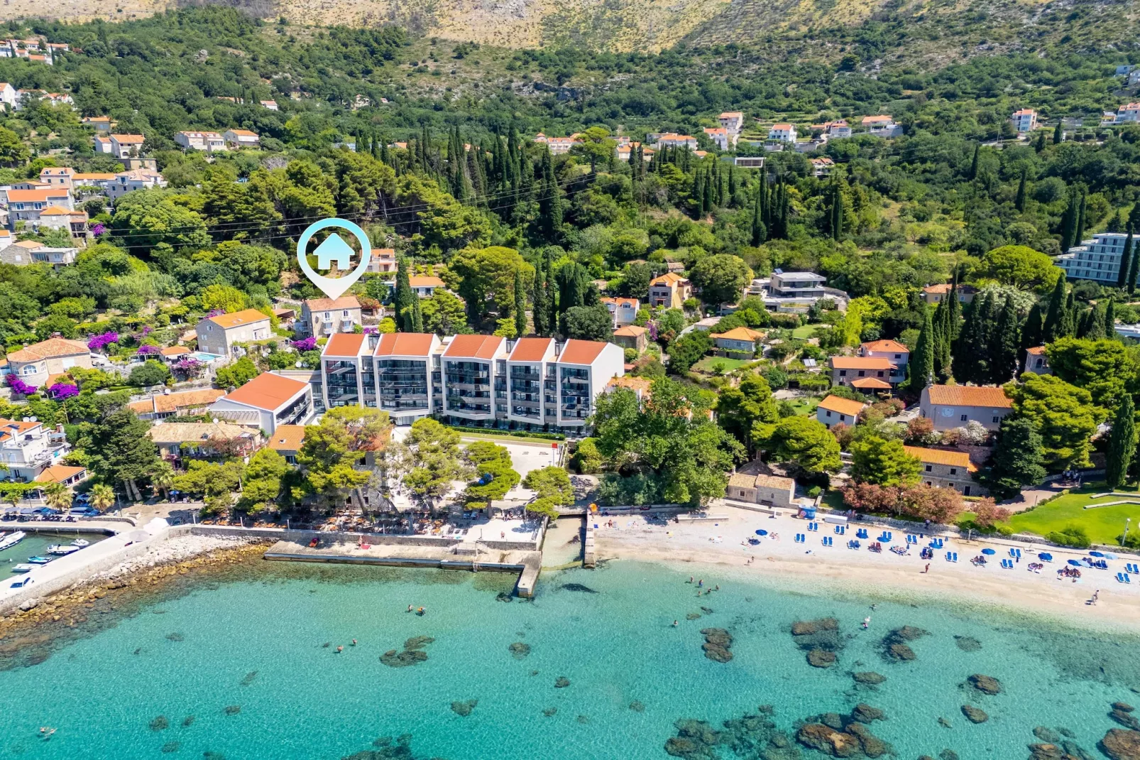 Rooms Tupina by Paulina - Standard Double Room with Balcony and Sea View (Room 3)-Atmosphere