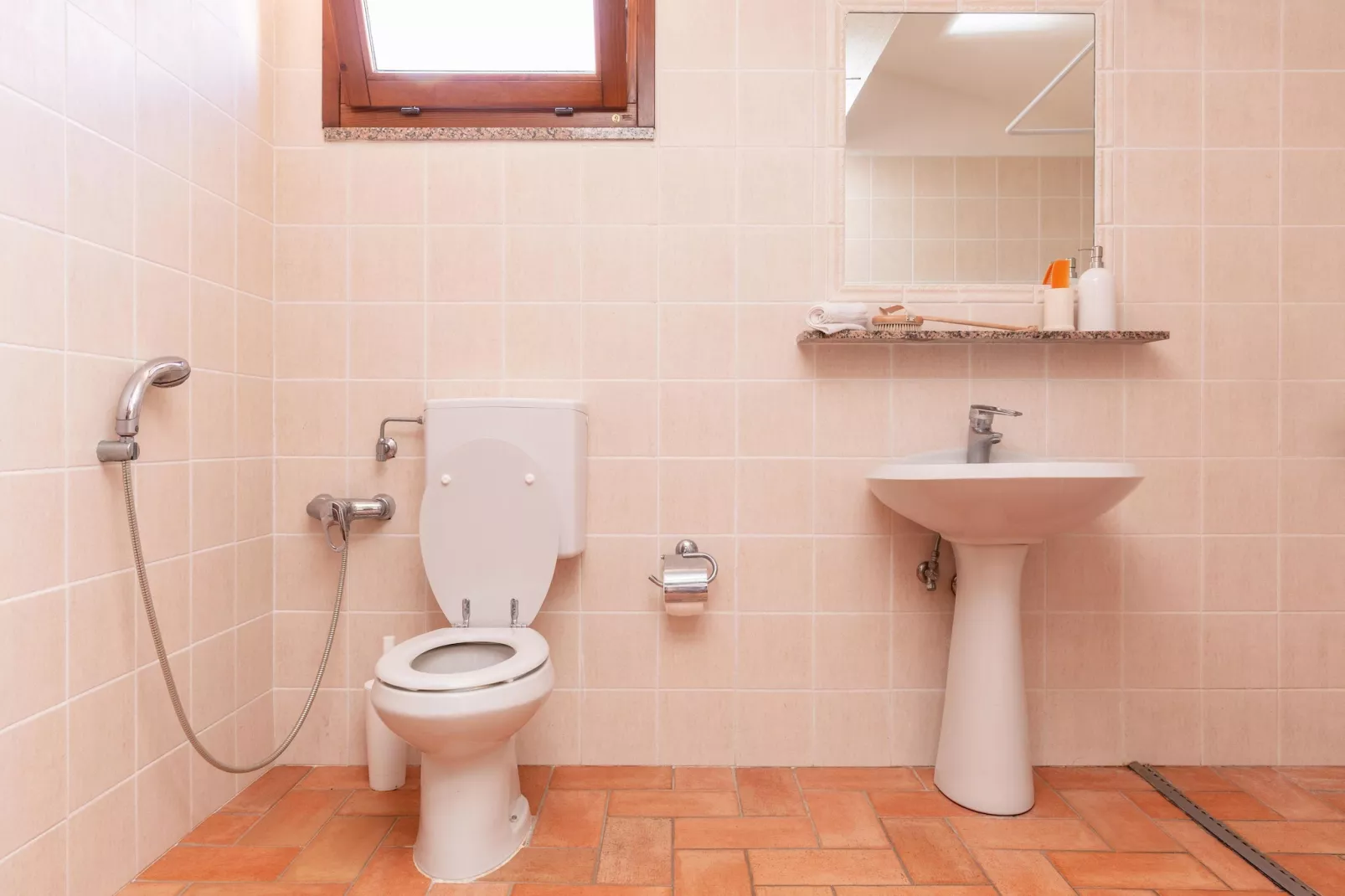 Gitavillage California 1-Zi-Villino Comfort Monolocale Terrasse 25 qm-Bathroom