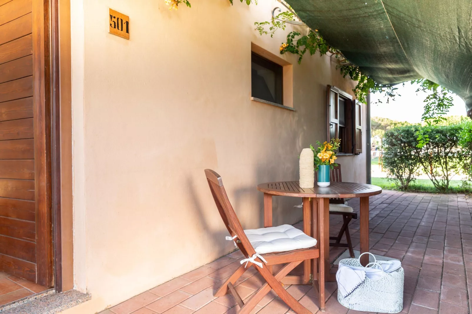 Gitavillage California 1-Zi-Villino Comfort Monolocale Terrasse 25 qm-Terrace balcony