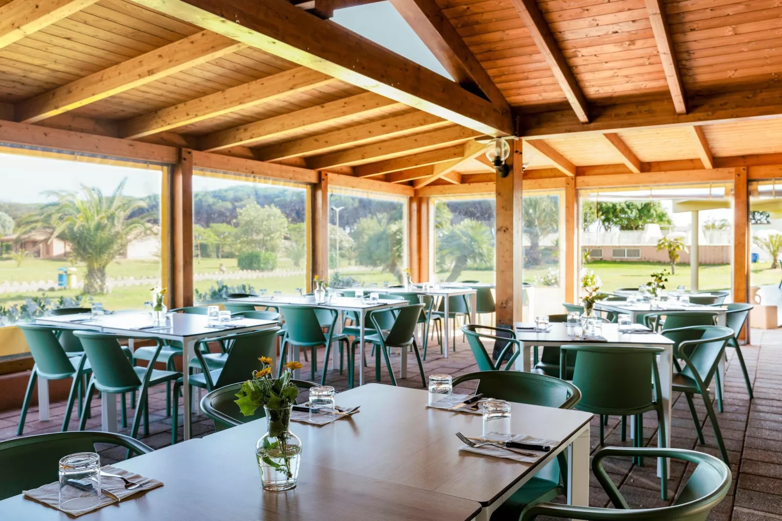 Gitavillage California 3-Zi-Lodge Superior Veranda 24 qm-Park facilities