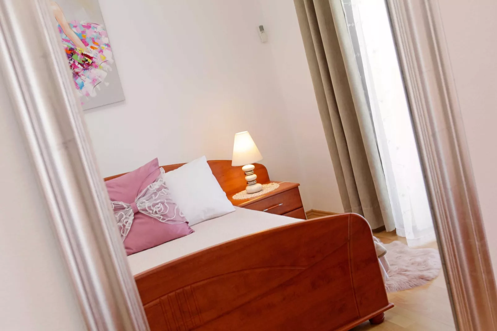 Sunshine Apartment Doda - Three Bedroom Apartment with Balcony and Sea View-Bedroom