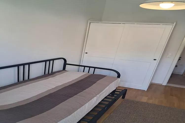Apartments Trstenica-Standard Two Bedroom Apartment with Balcony and Sea View ( H )-Bedroom