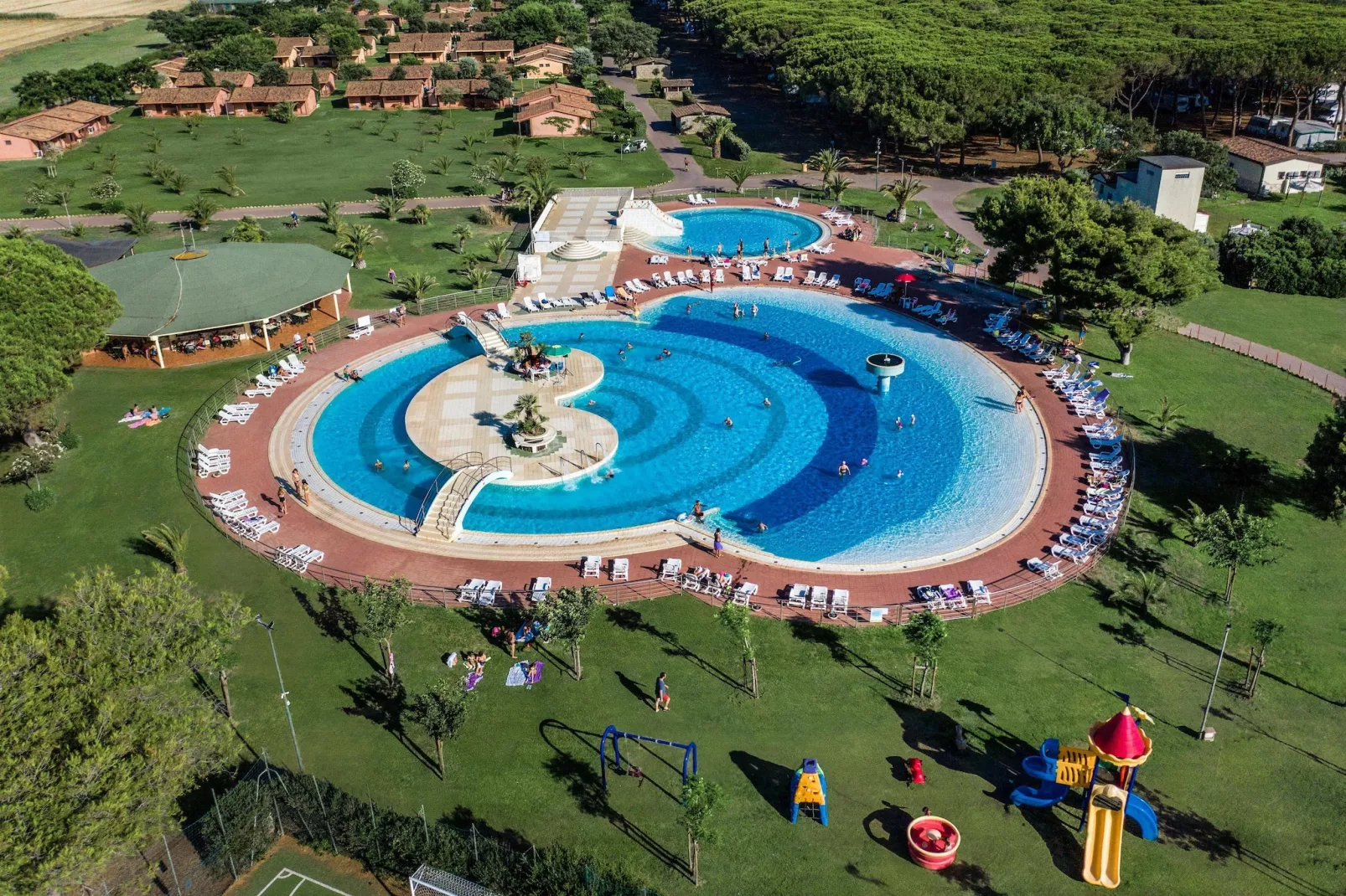Gitavillage California 4-Zi-Lodge Premium Veranda 32 qm-Park facilities