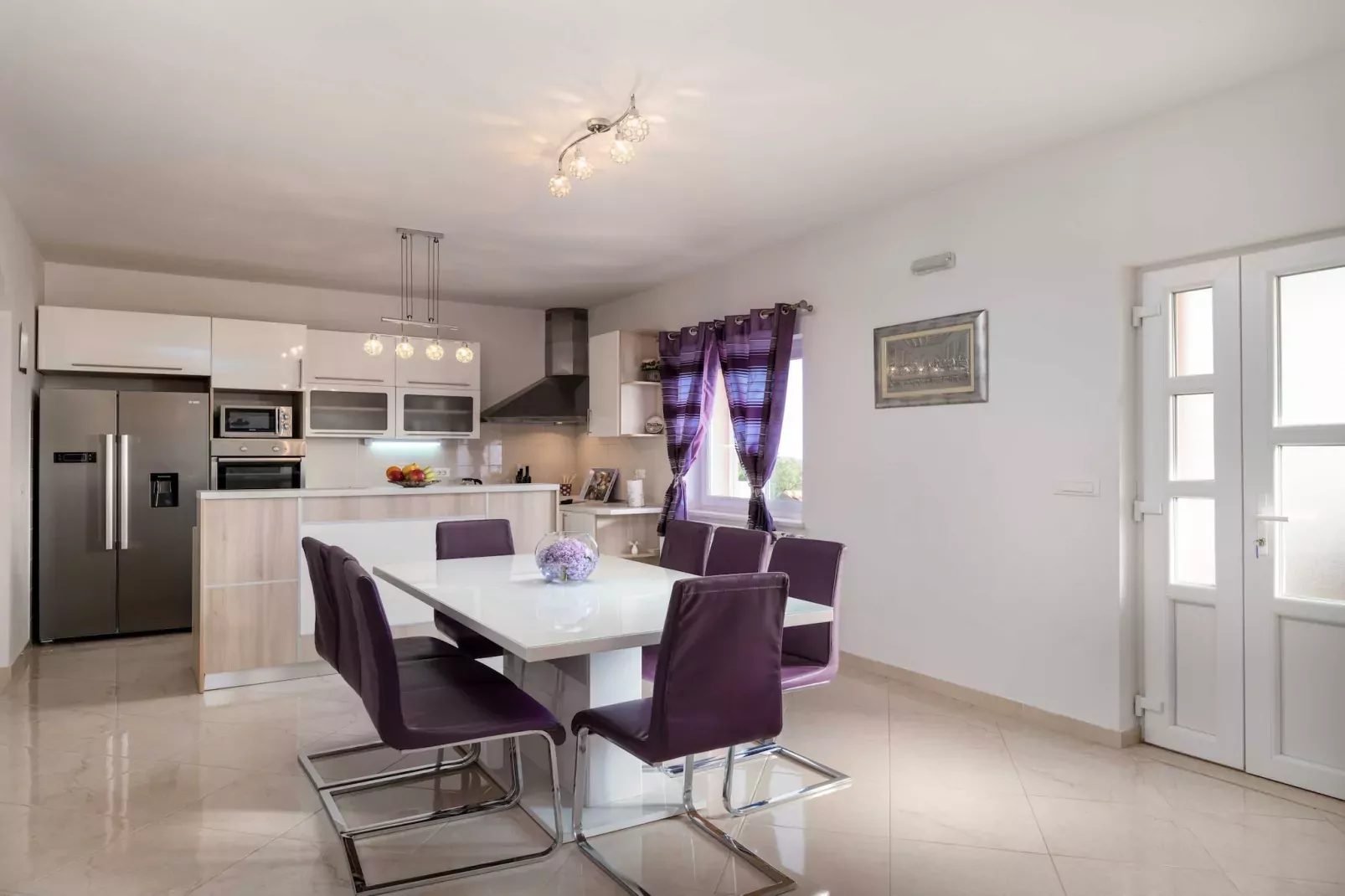 Villa Dragić- Four Bedroom Villa with Swimming Pool, Terrace and Sea View-Kitchen
