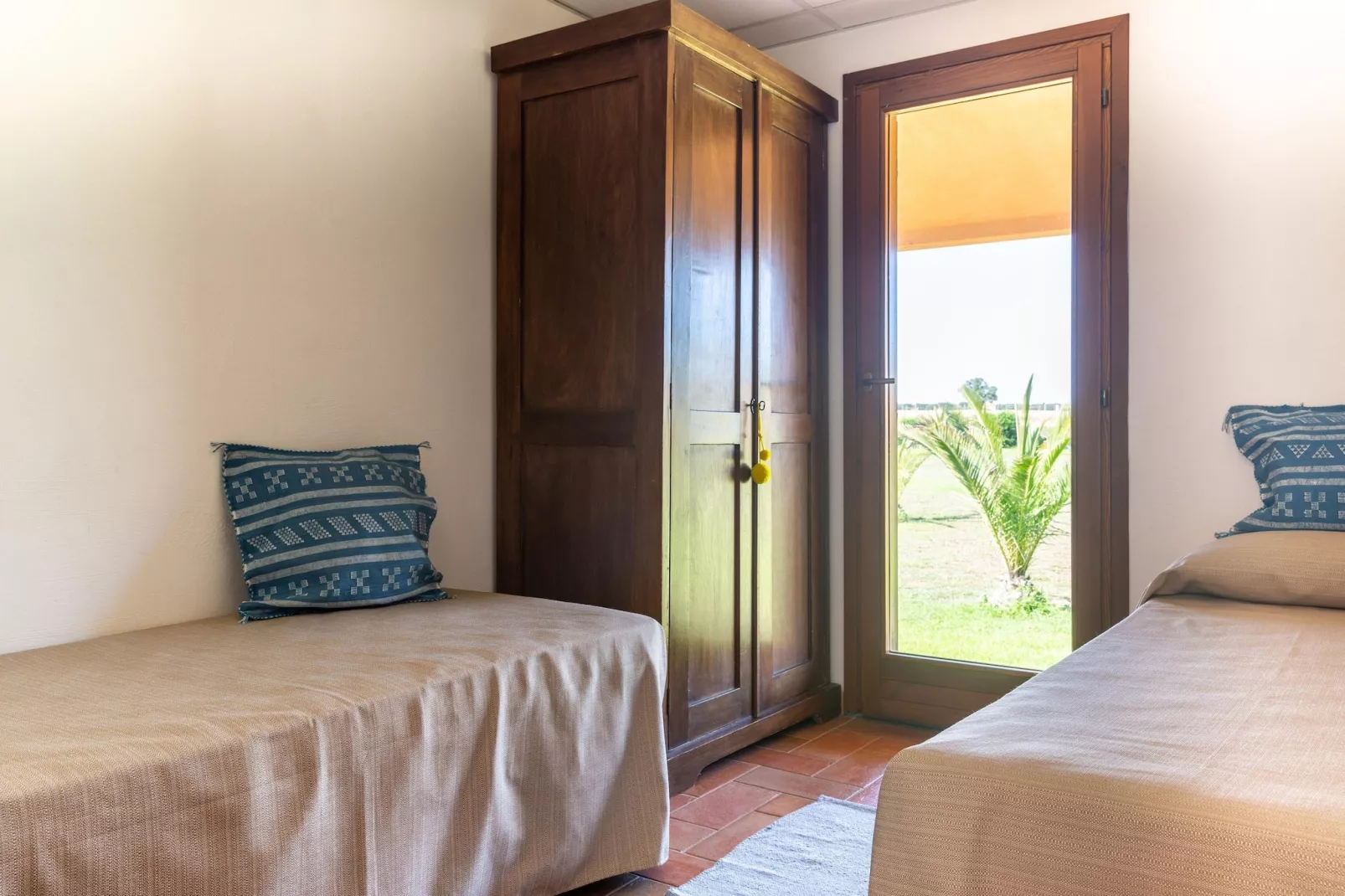 Gitavillage California 4-Zi-Lodge Premium Veranda 32 qm-Bedroom