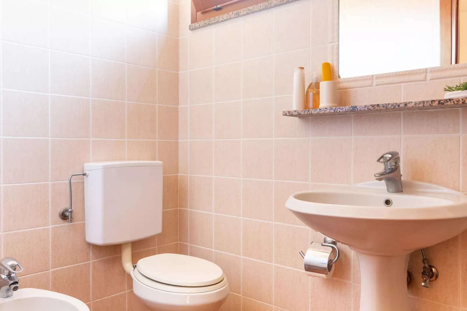 Gitavillage California 4-Zi-Lodge Premium Veranda 32 qm-Bathroom
