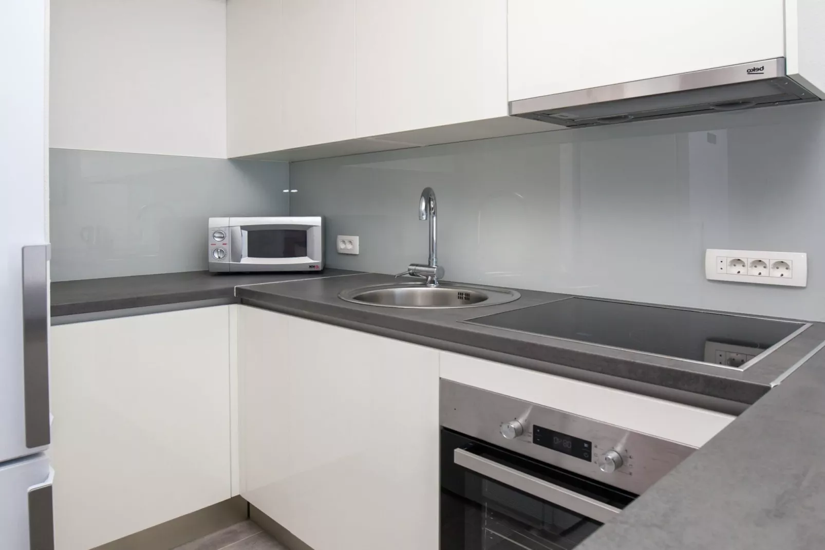 Apartments Dva Galeba - Standard One Bedroom Apartment with Sea View (203)-Kitchen