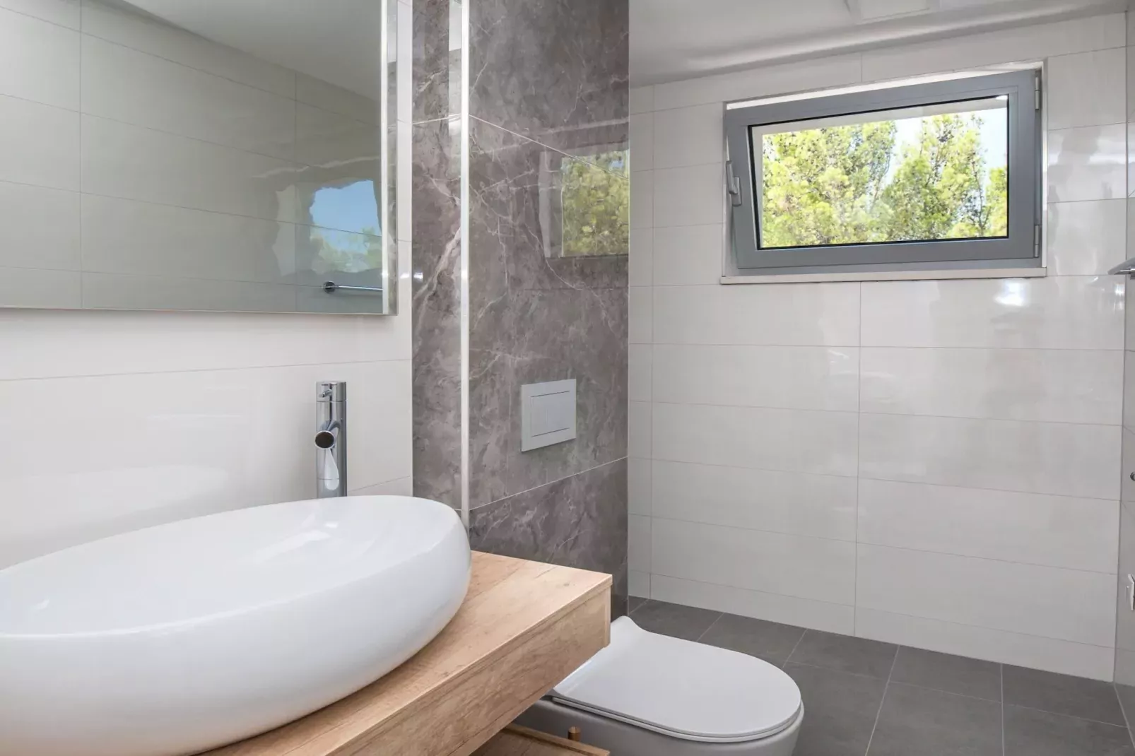 Apartments Dva Galeba - Comfort One Bedroom Apartment with Sea View (205)-Salle de bain