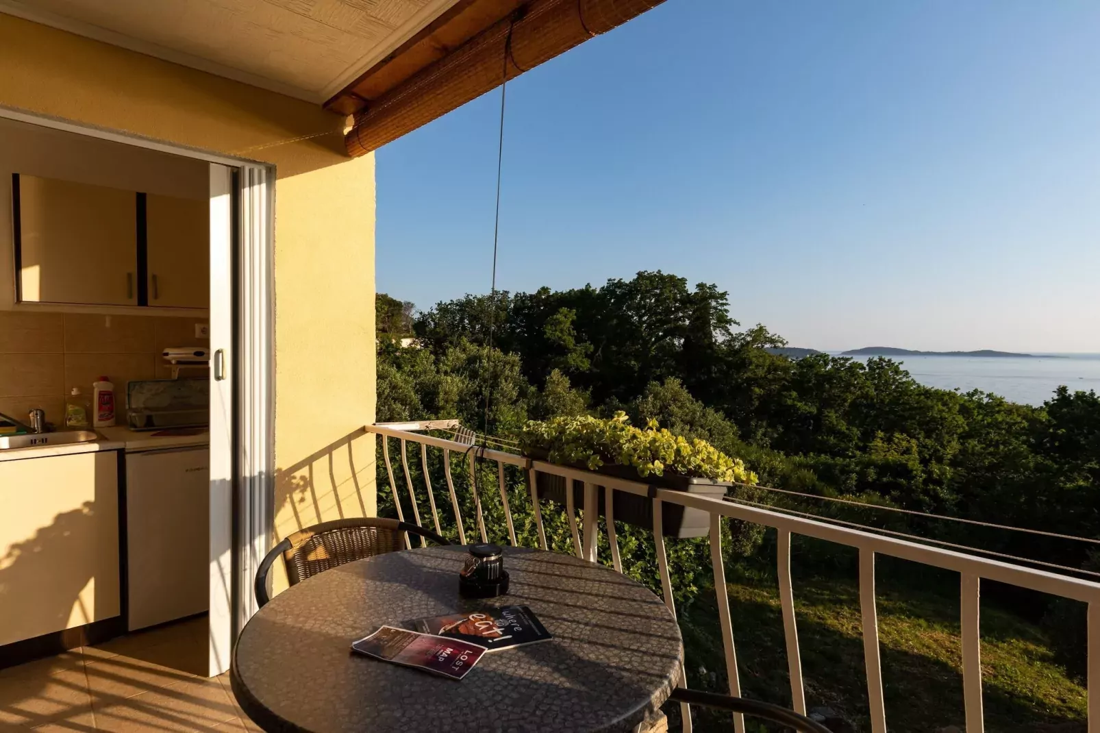 Apartments Belenum - Comfort Double Room with Balcony and Sea View (no.1)-Terrace balcony