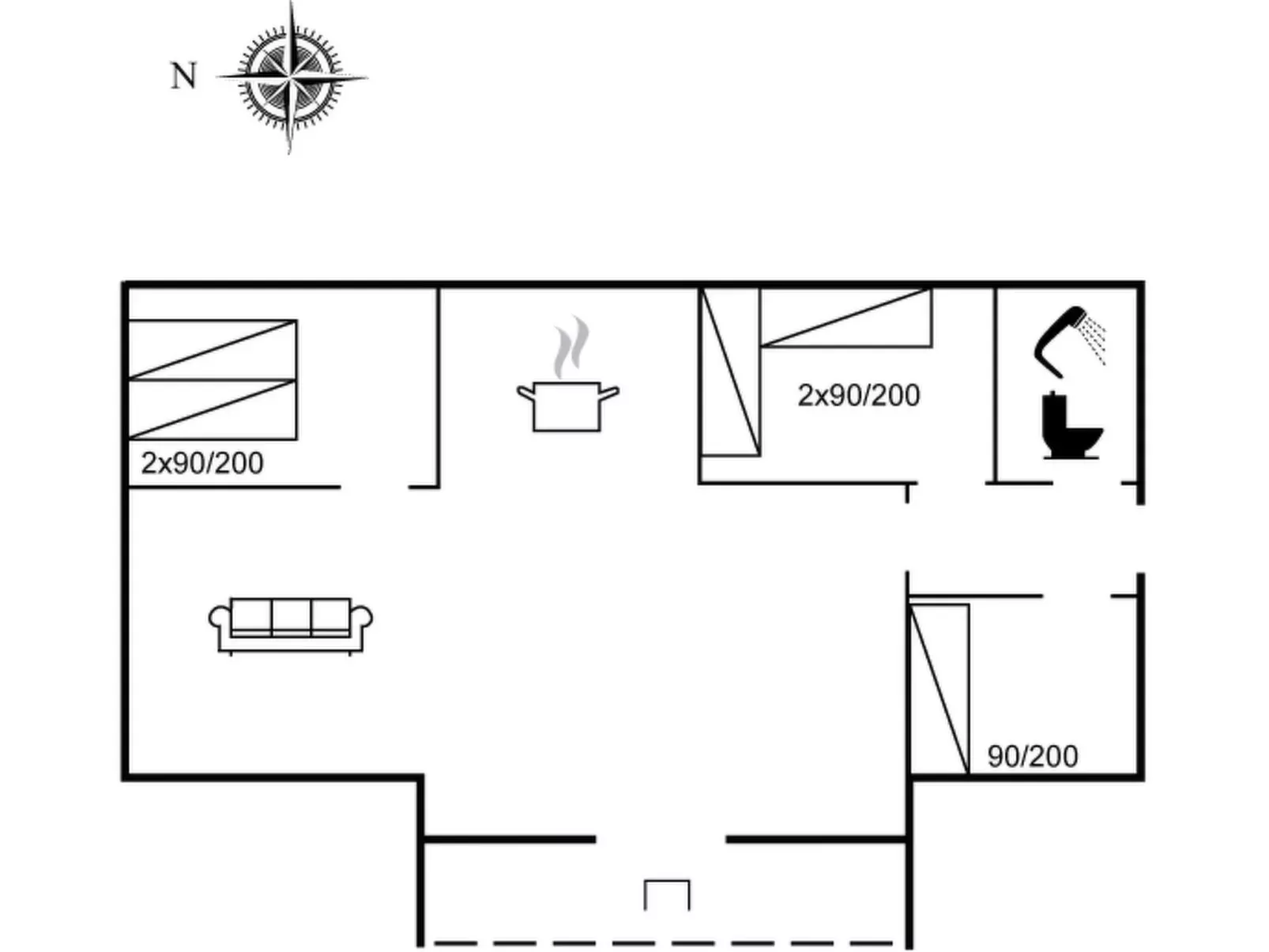 "Eliza" - 600m from the sea-Inside