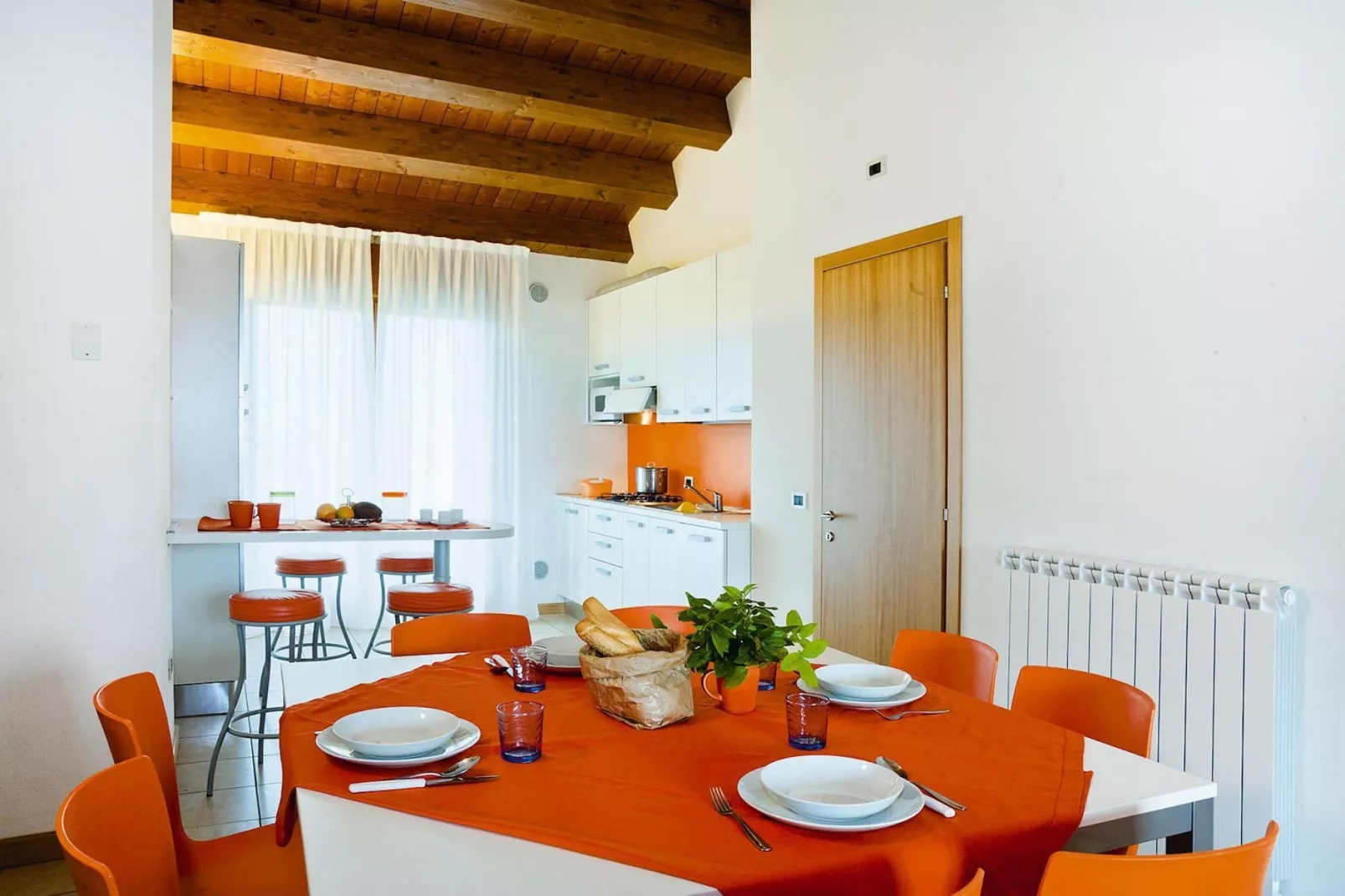 Residence Roberta, Caorle-Trilocale-Superior-Dining room