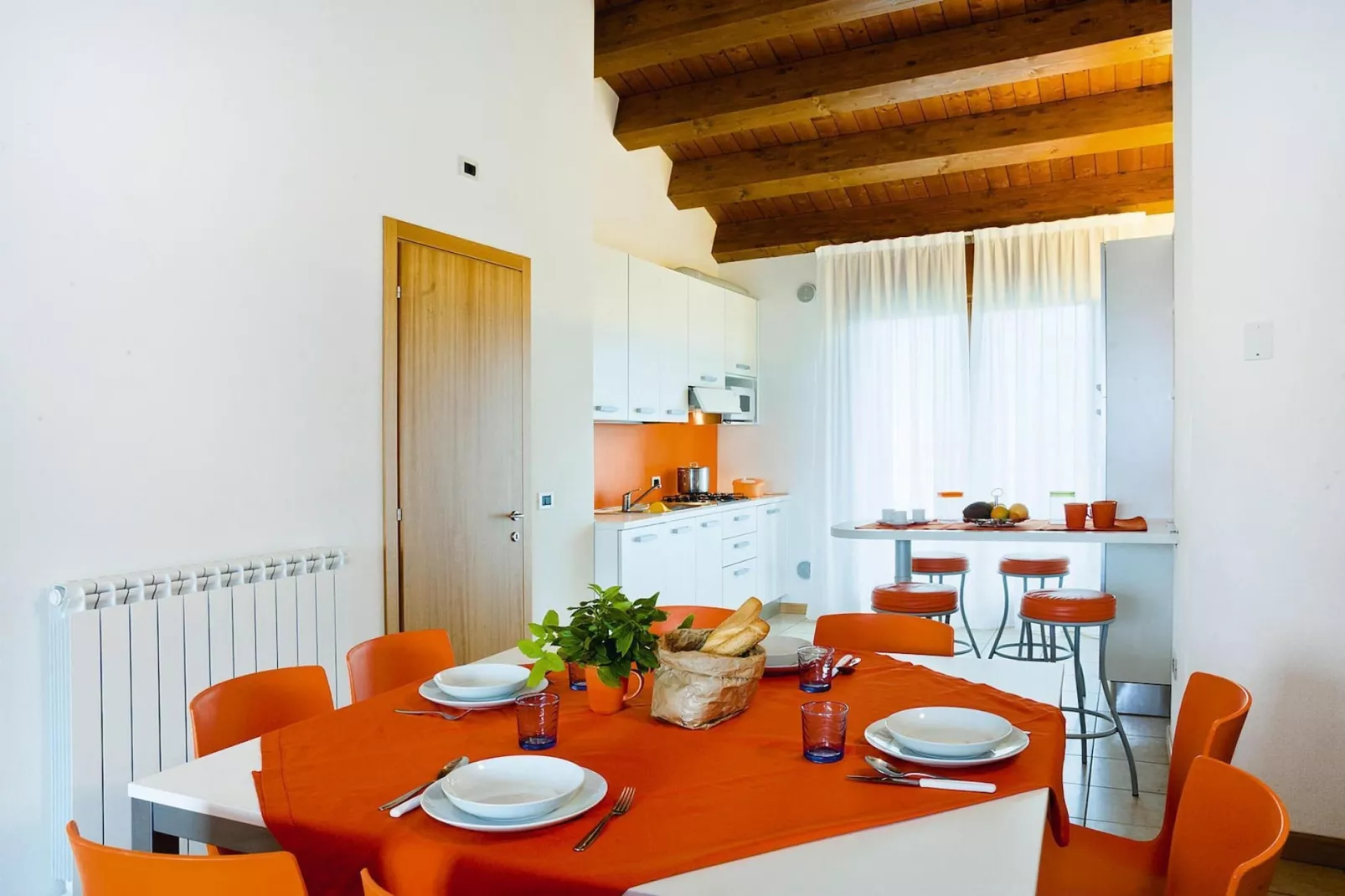 Residence Roberta, Caorle-Trilocale-Superior-Dining room